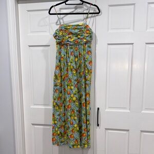 Walmart Maxi Dress in Blue and Orange